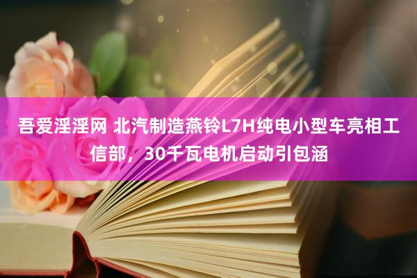 吾爱淫淫网 北汽制造燕铃L7H纯电小型车亮相工信部，30千瓦电机启动引包涵