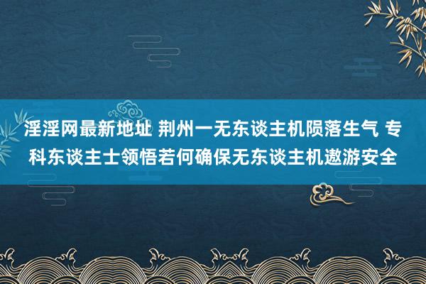 淫淫网最新地址 荆州一无东谈主机陨落生气 专科东谈主士领悟若何确保无东谈主机遨游安全