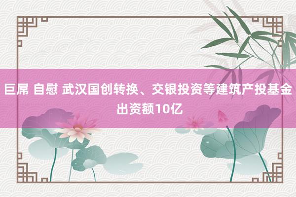 巨屌 自慰 武汉国创转换、交银投资等建筑产投基金 出资额10亿